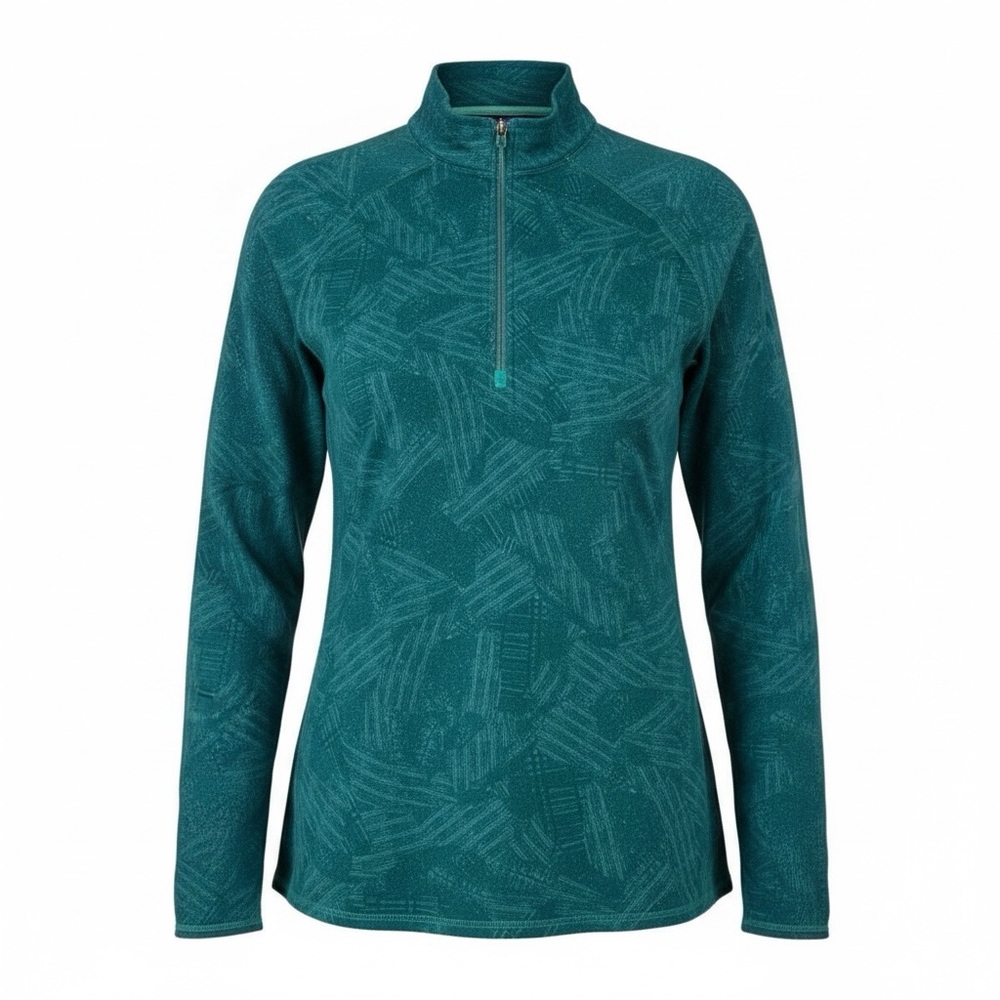 Patagonia Capilene Midweight Zip Neck Smolder Blue Size XL Teal Base Layer Top